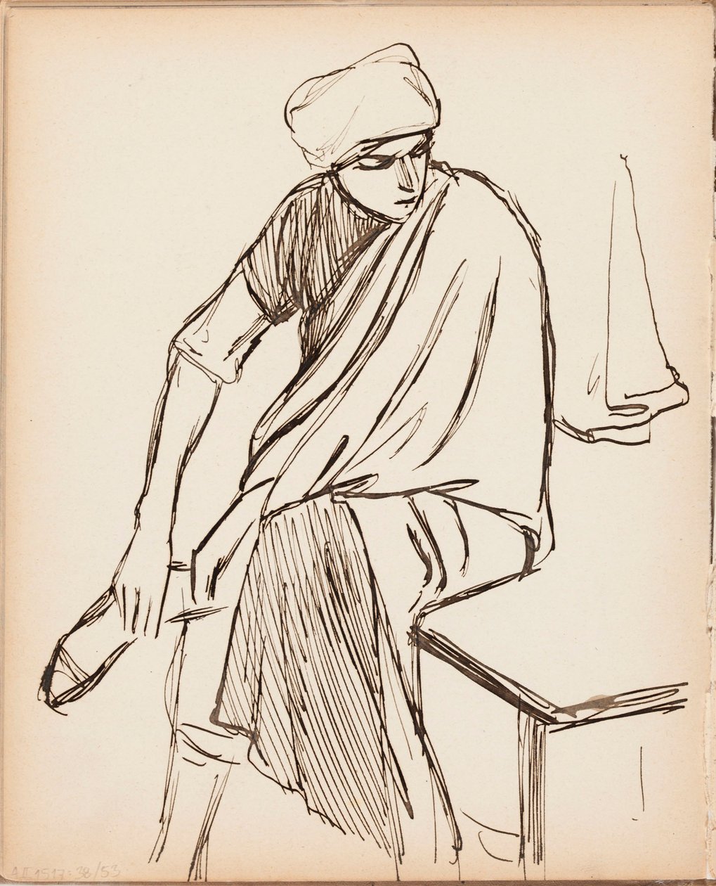 Zonder titel door Albert Edelfelt