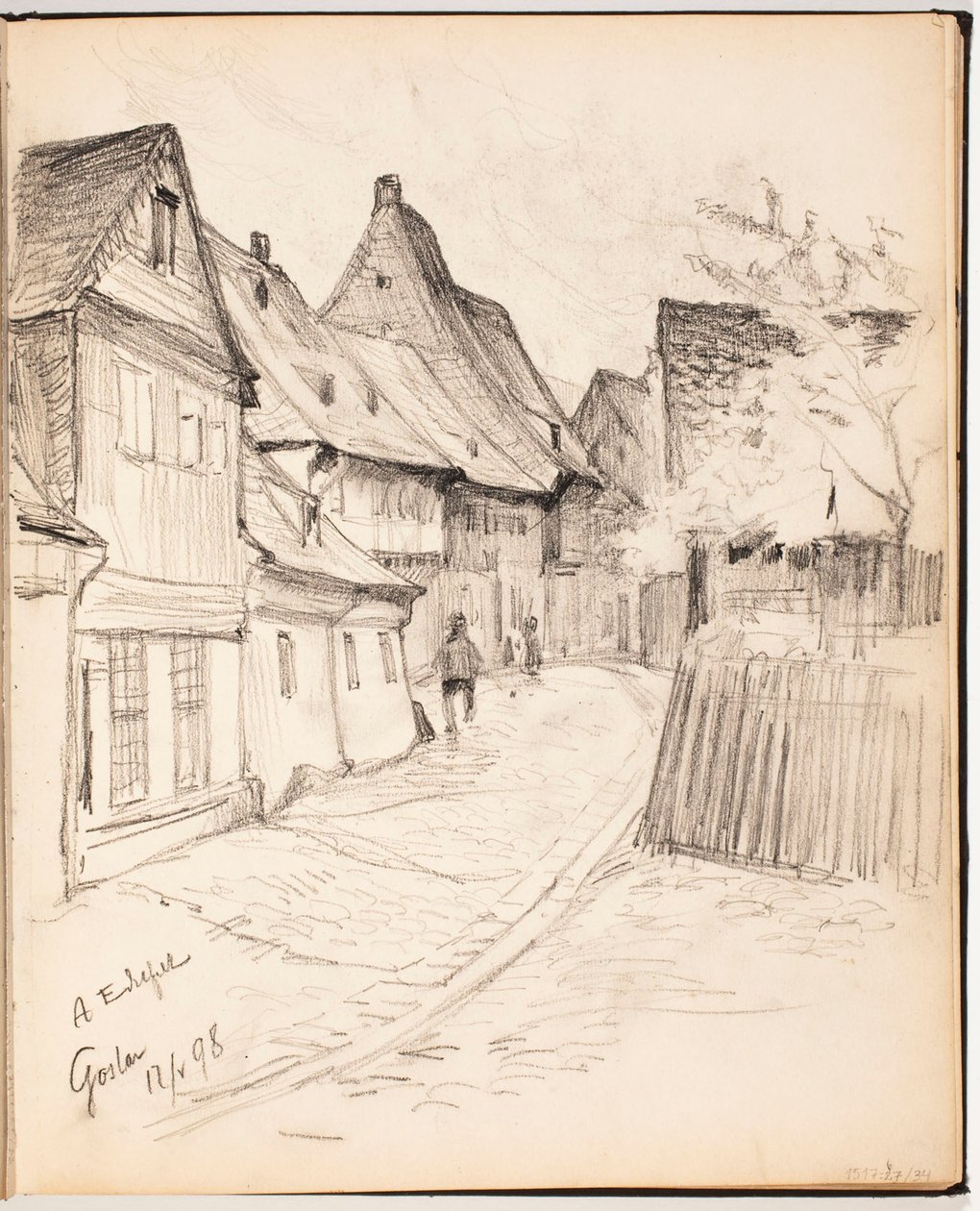 Zonder titel door Albert Edelfelt
