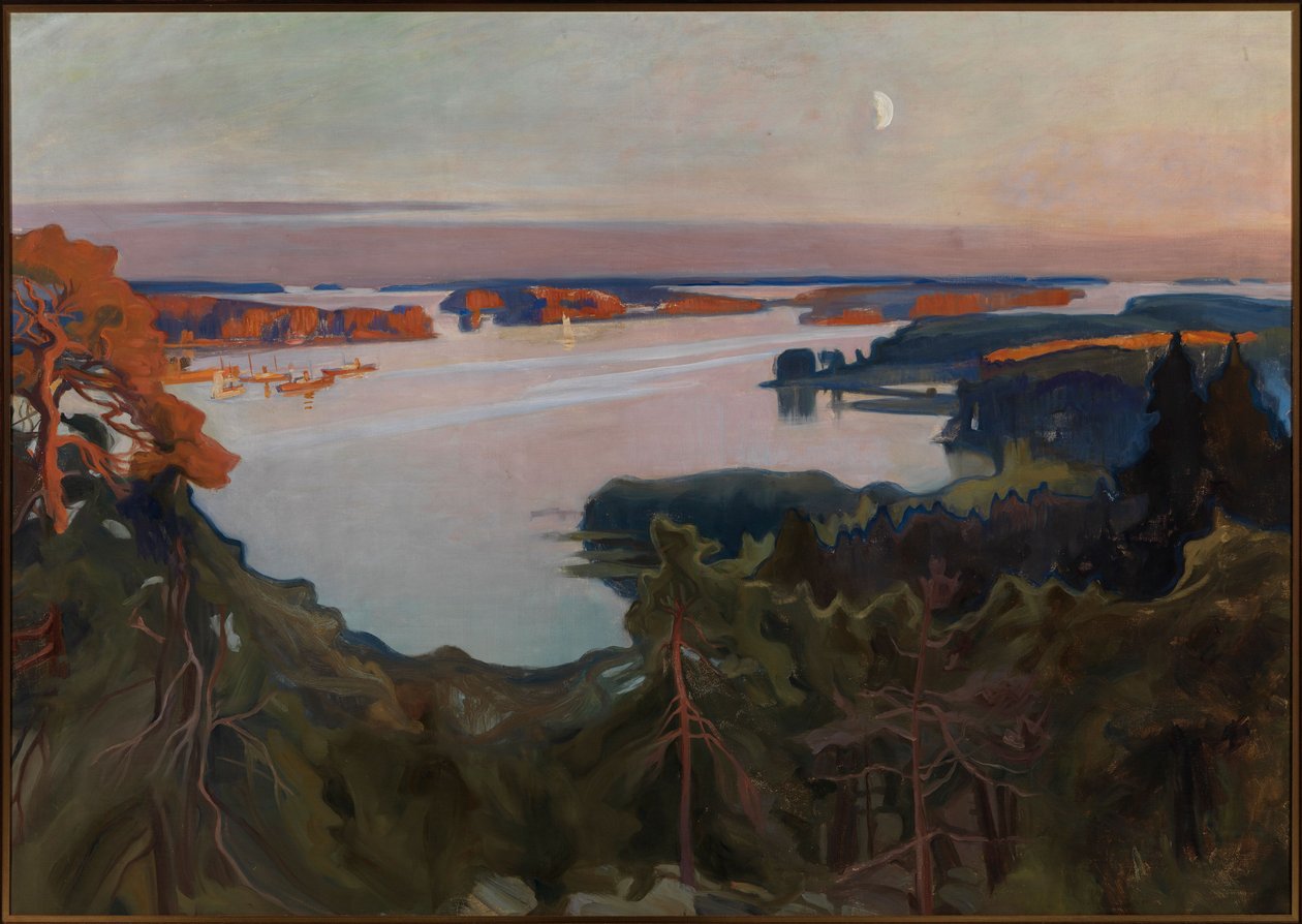 Uitzicht over Haikko door Albert Edelfelt