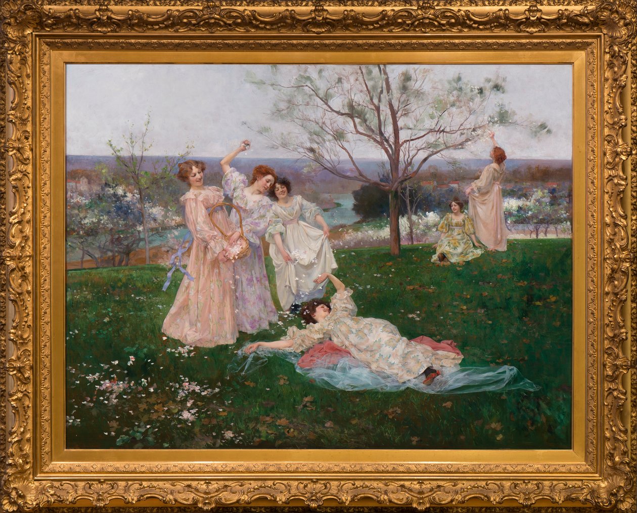 Lentebloemen, ca. 1897 door Albert Emile Artigue