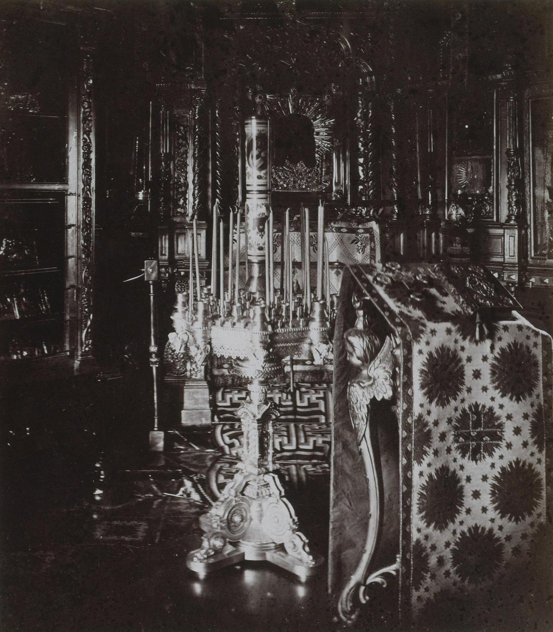 Huis kapel bij de hut van Peter de Grote in Petersburg door Albert Felisch