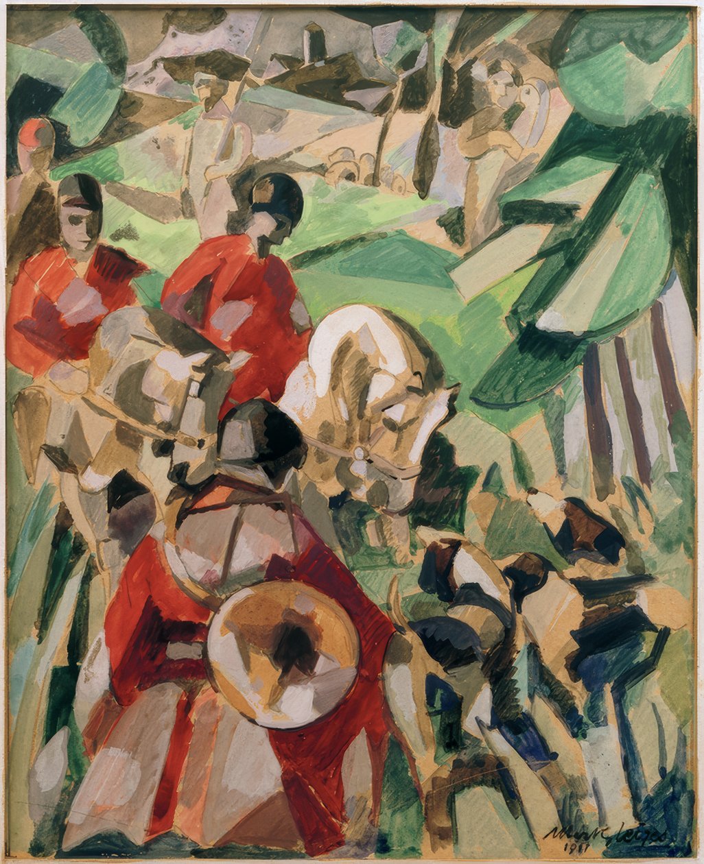 De jacht door Albert Gleizes