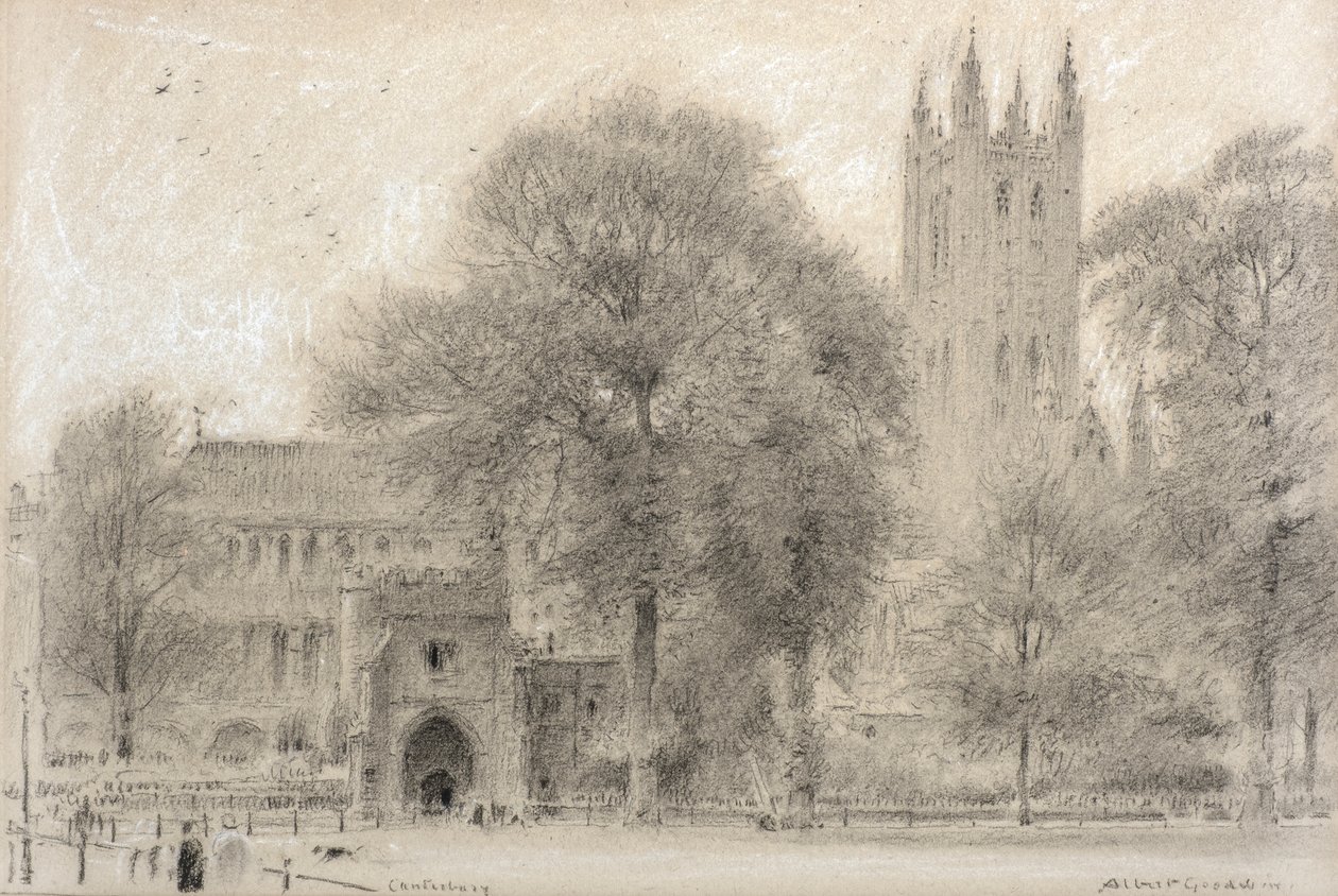 Canterbury door Albert Goodwin