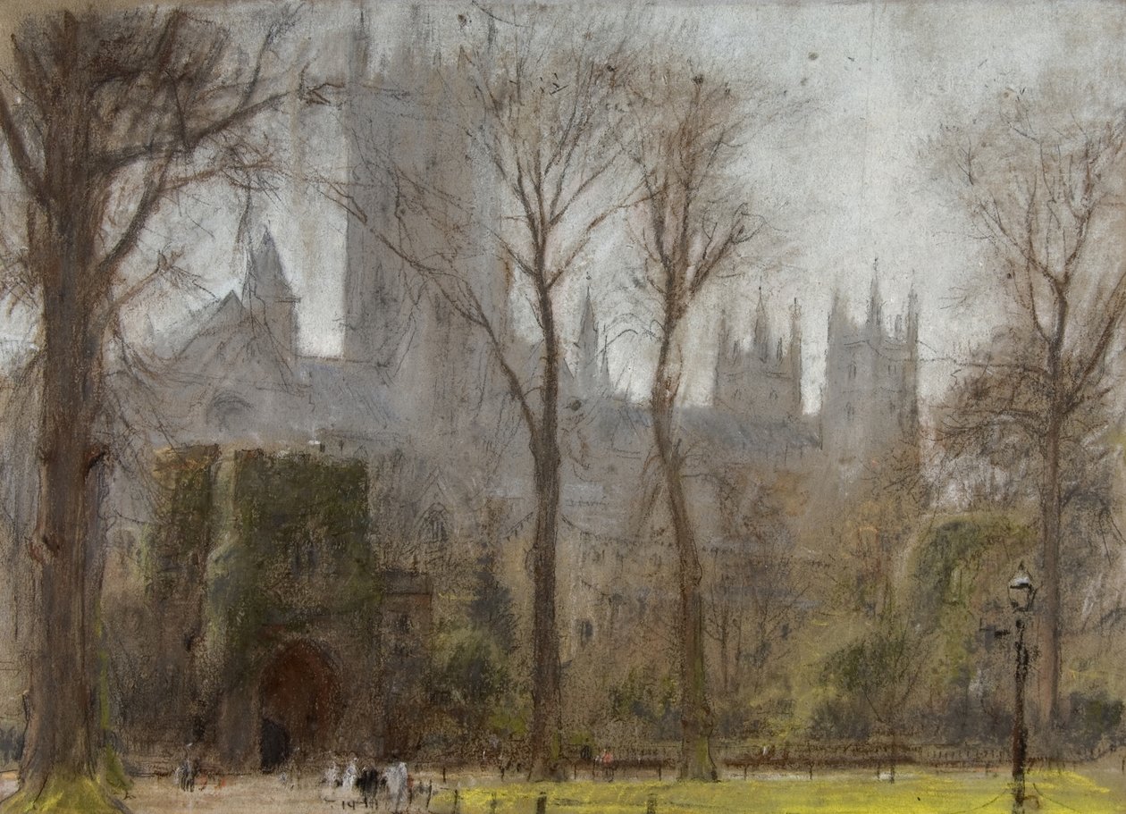 Canterbury, c.1860-c.1932 door Albert Goodwin