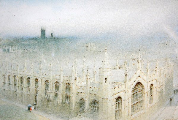 De Regen uit de Hemel, All Souls, Oxford door Albert Goodwin