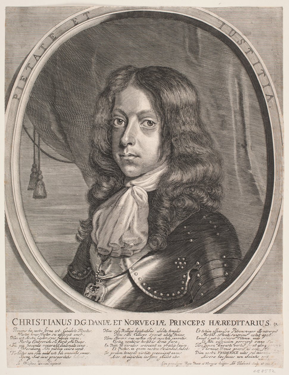 Christian V als kroonprins door Albert Haelwegh