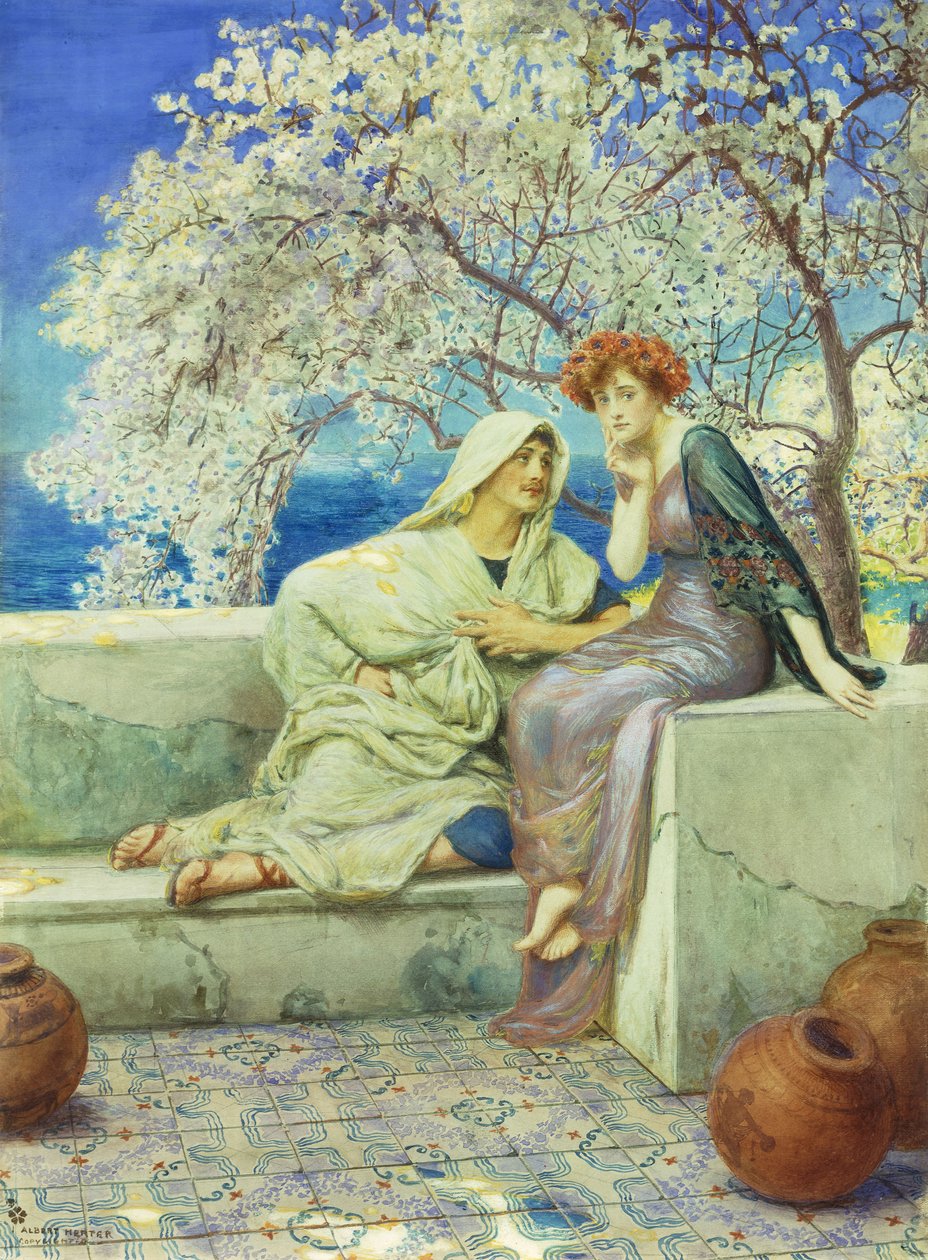 Het Hofmaken door Albert Herter