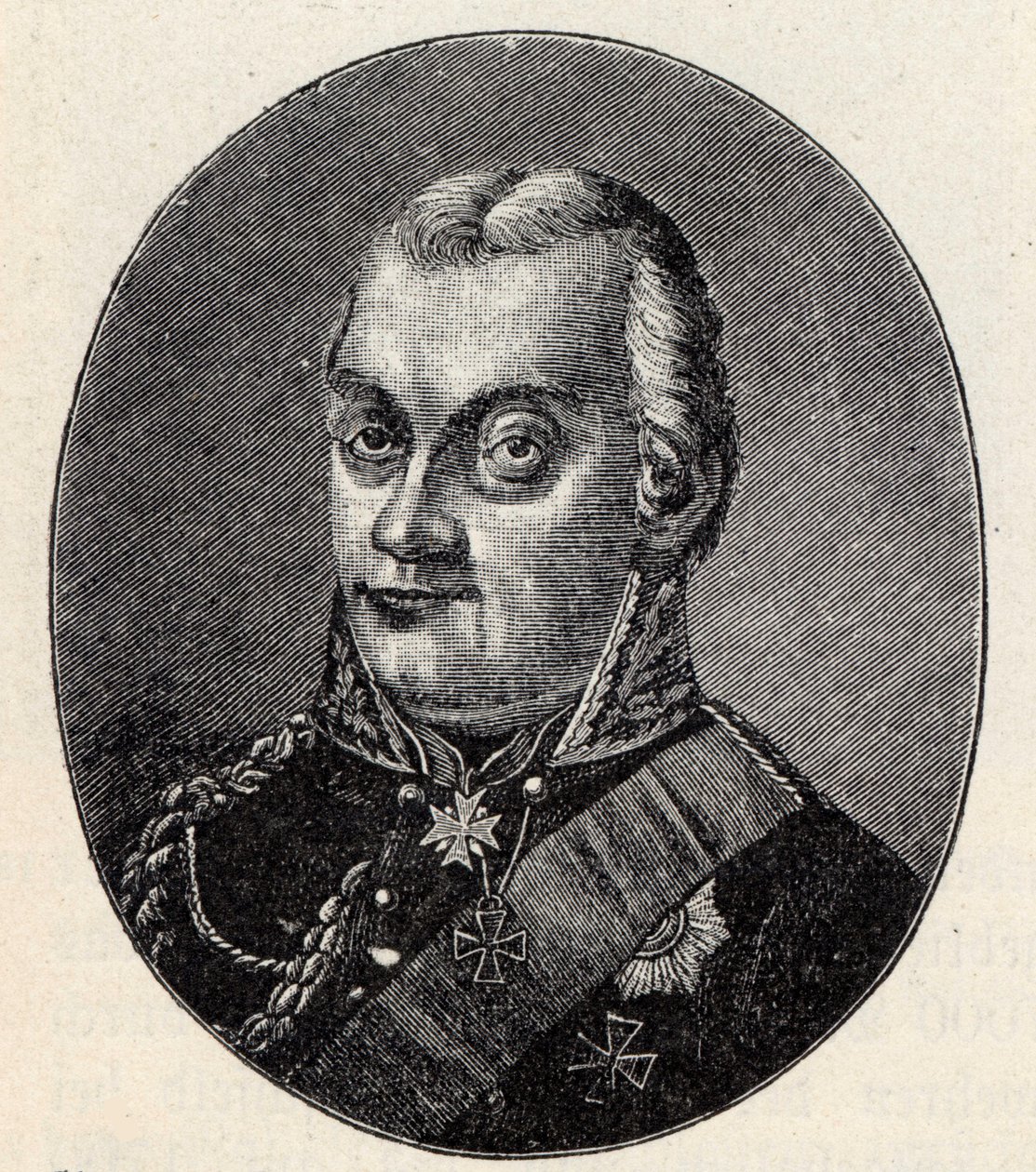 Generalfeldmarschall Friedrich Graf von Kleist von Nollendorf door Albert Johann Christian Schule