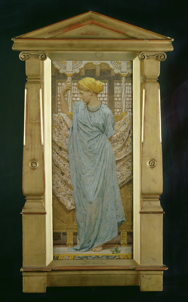 Vergeet-me-nietjes door Albert Joseph Moore