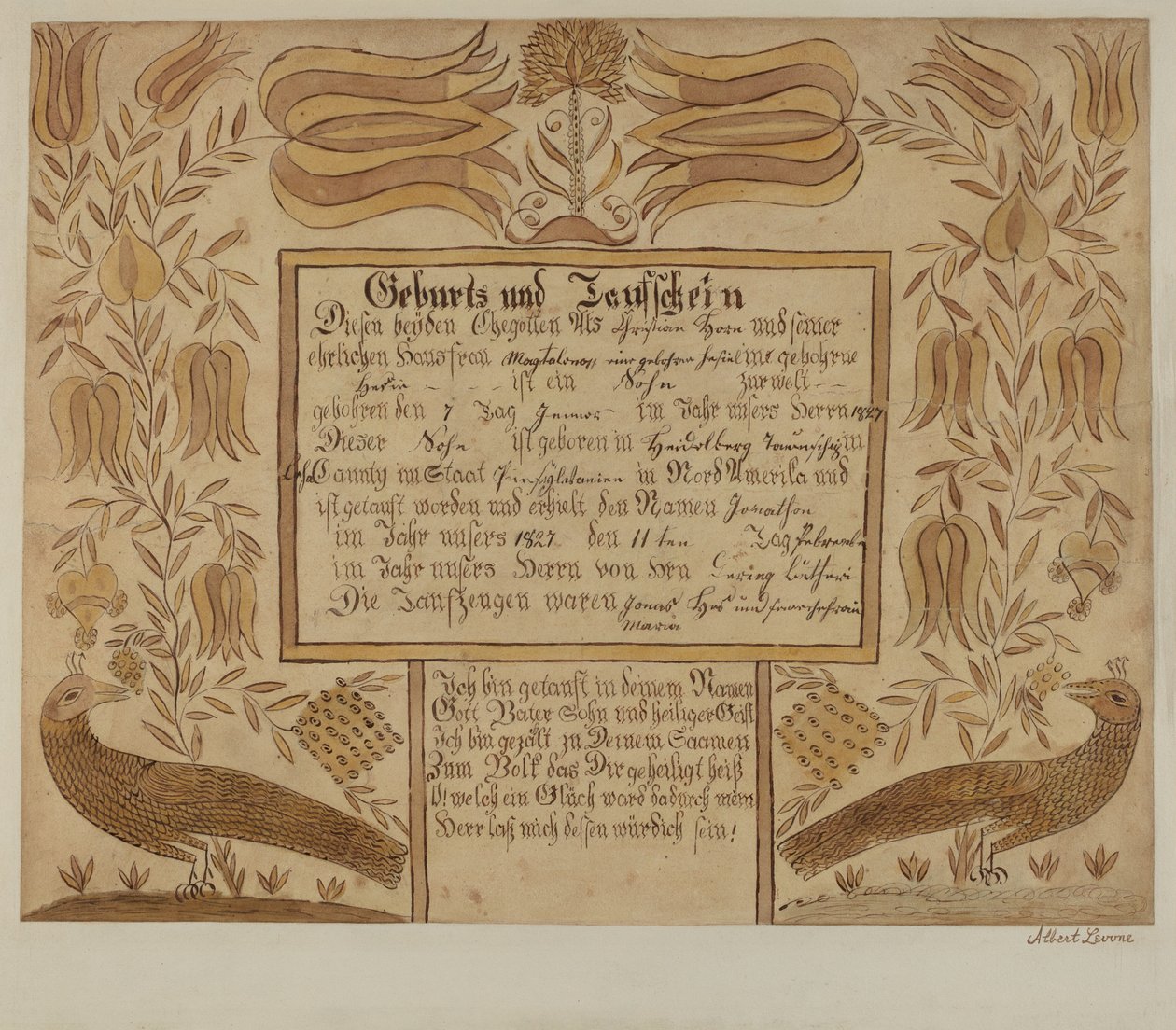 Fraktur door Albert Levone