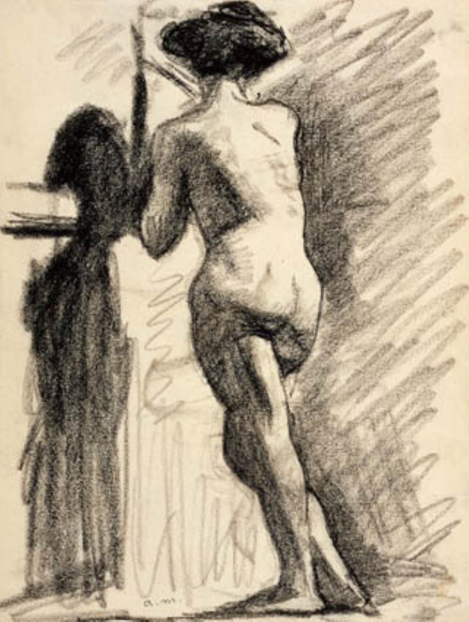 Model bij de barre door Albert Marquet