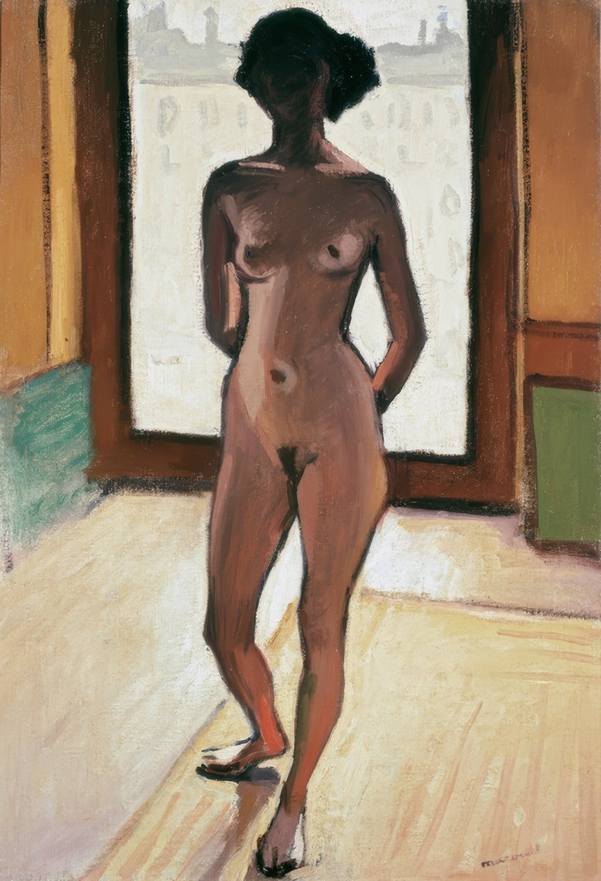 Naakt tegen het licht door Albert Marquet