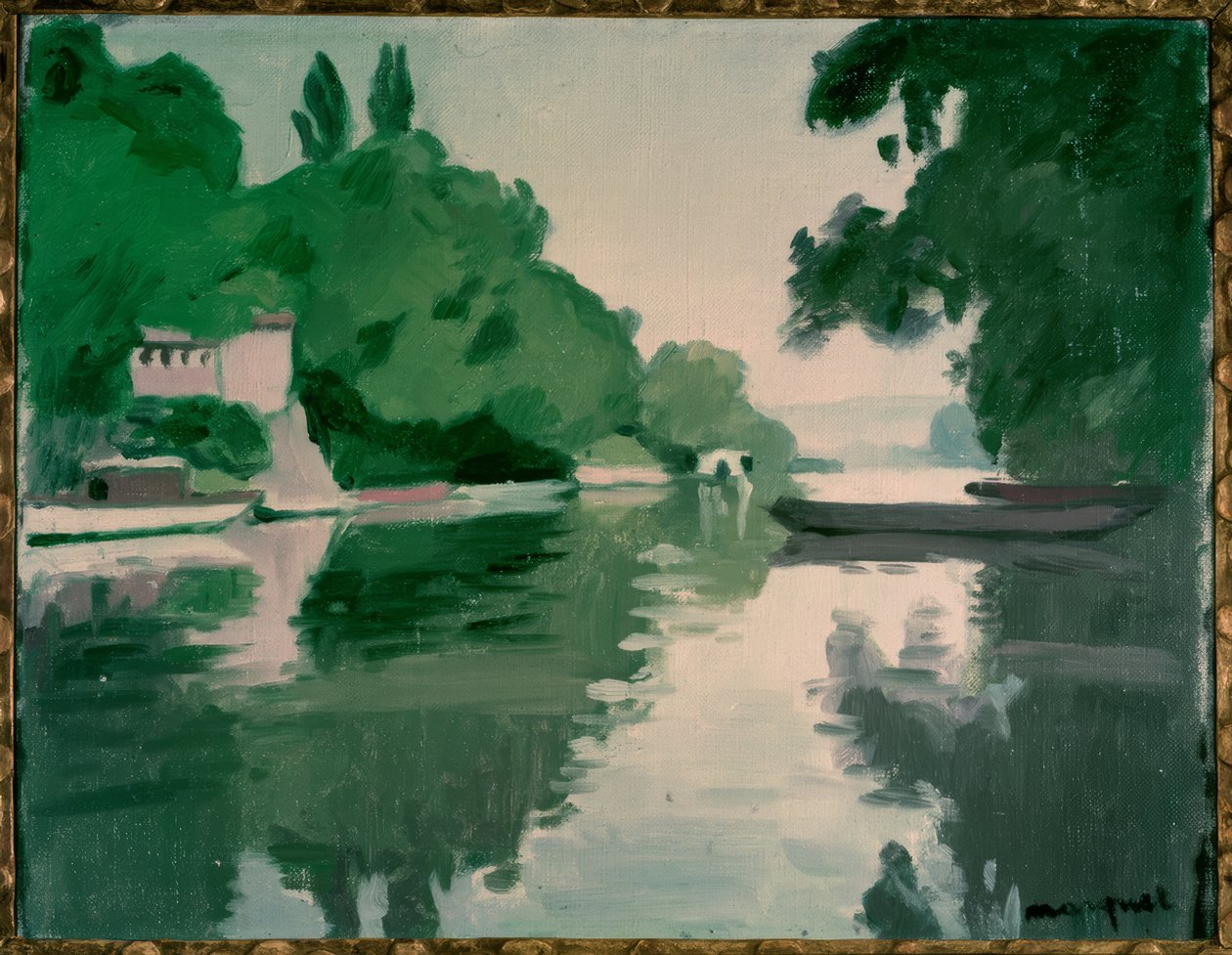 Landschap bij Chenevières door Albert Marquet