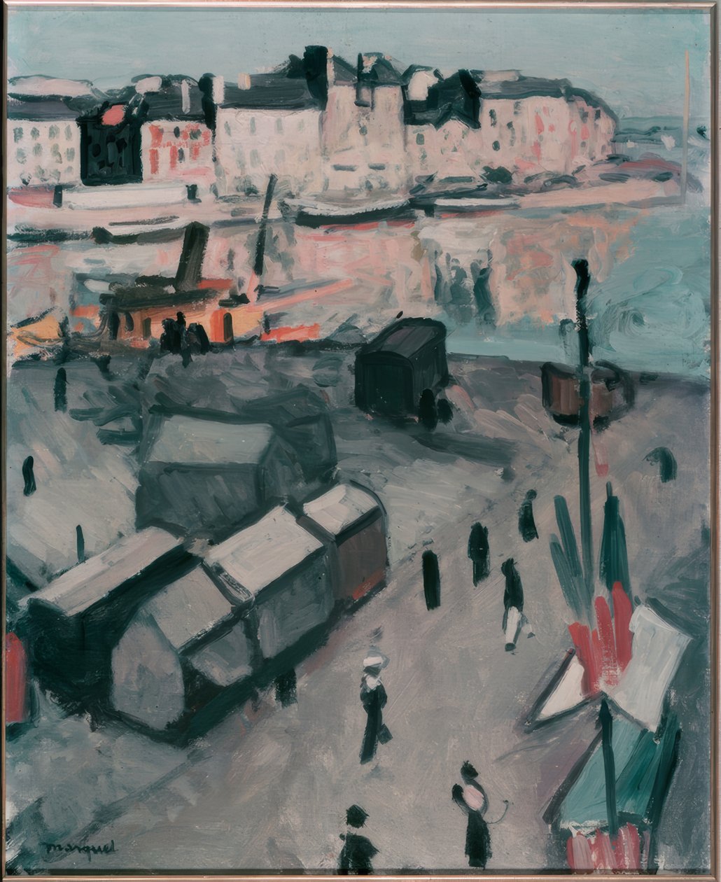 Haven van Le Havre door Albert Marquet
