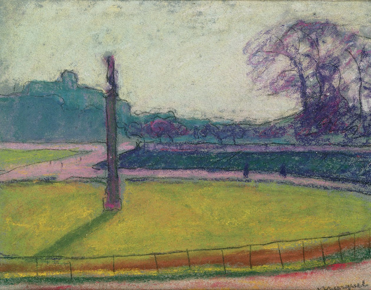 De Luxemburgse tuinen, Parijs door Albert Marquet