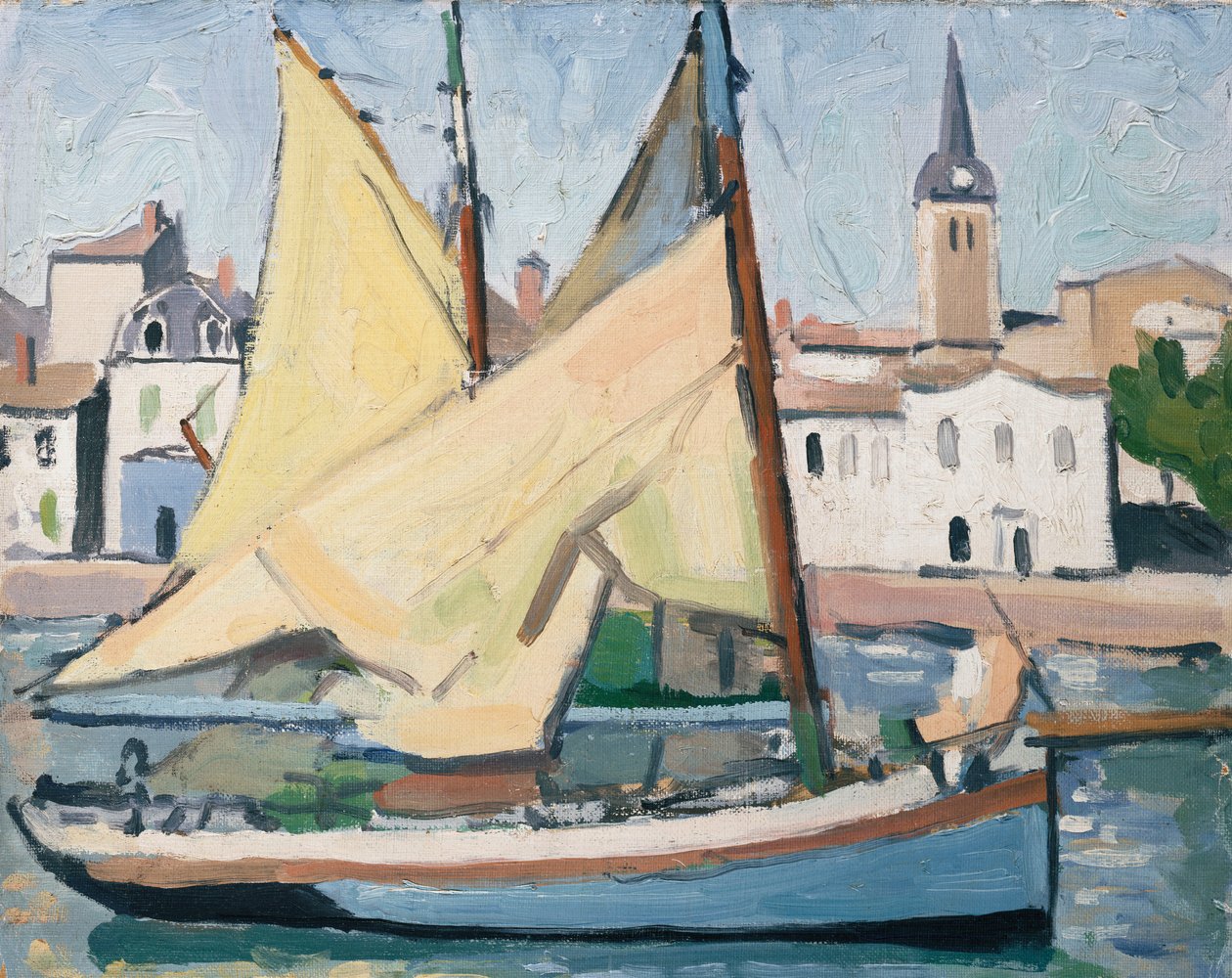 De Jacht en de Kerk, La Chaume door Albert Marquet