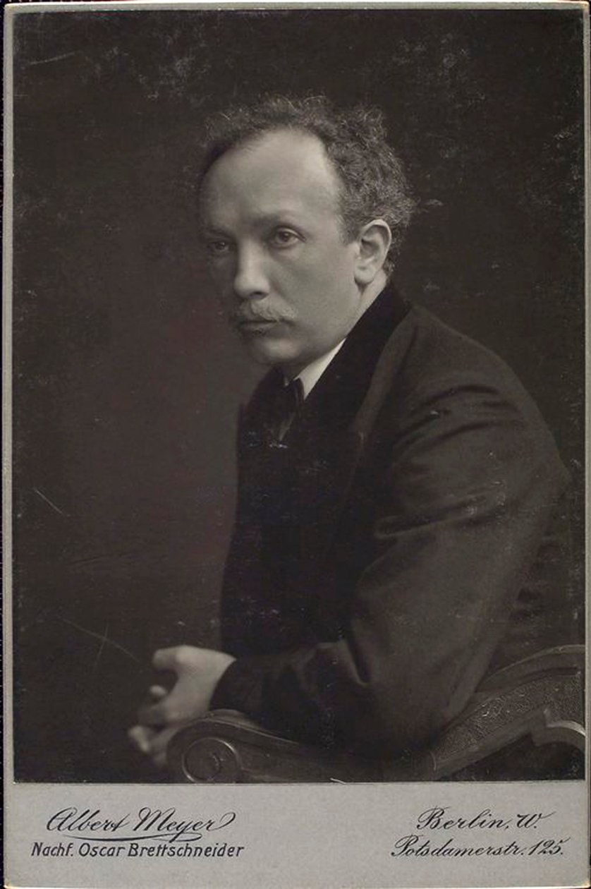 Richard Strauss, Duitse componist, laat 19e of begin 20e eeuw door Albert Meyer