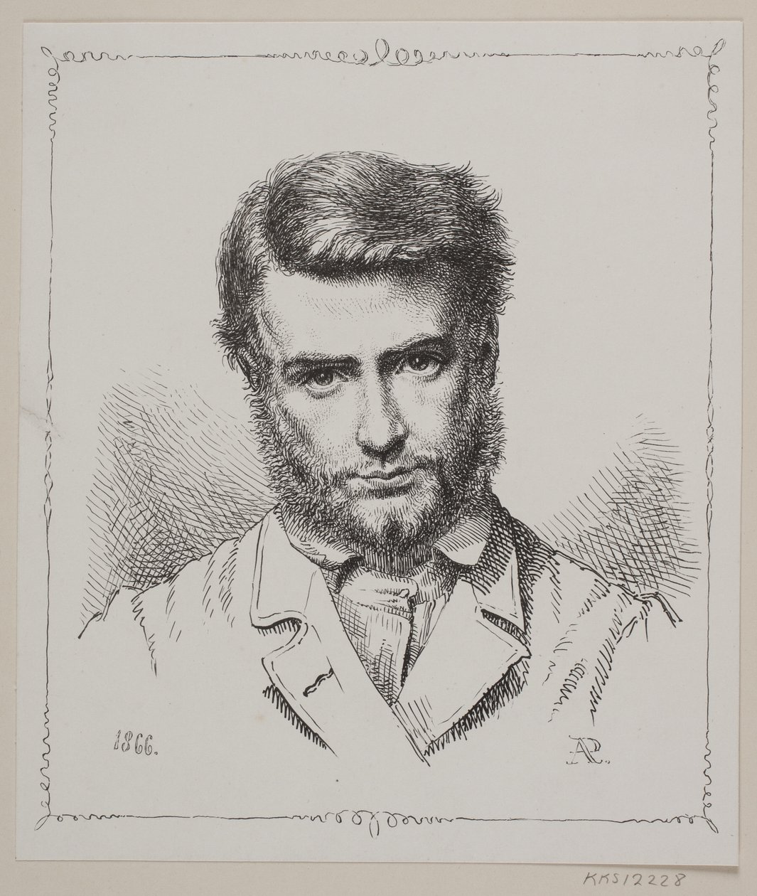 Zelfportret door Albert Price