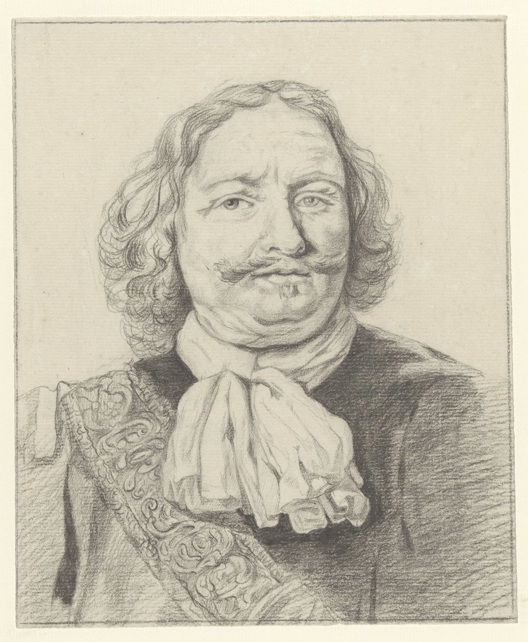 Portret van Egbert Meussen Kortenaer door Albertus Brondgeest