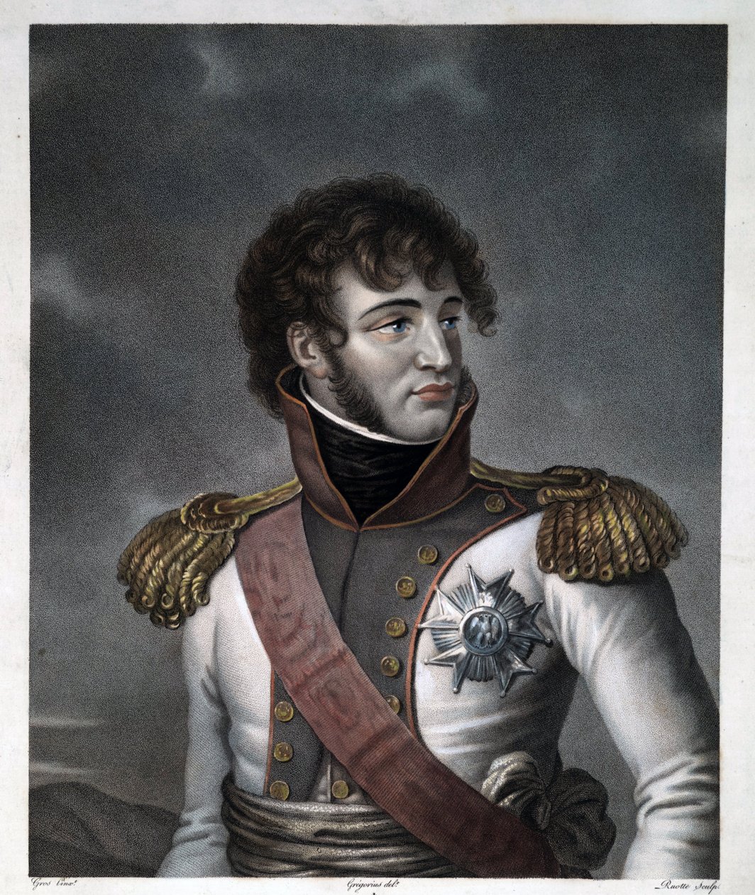 Portret van Joachim Murat door Albertus Gregorius