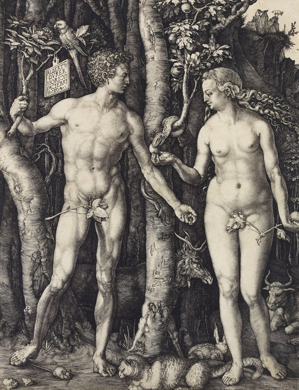 Adam en Eva door Albrecht Dürer