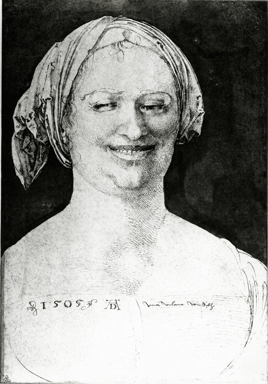 Portret van een boerin, 1505 door Albrecht Dürer