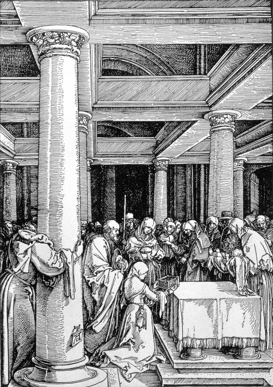 De Presentatie in de Tempel, c.15034 door Albrecht Dürer