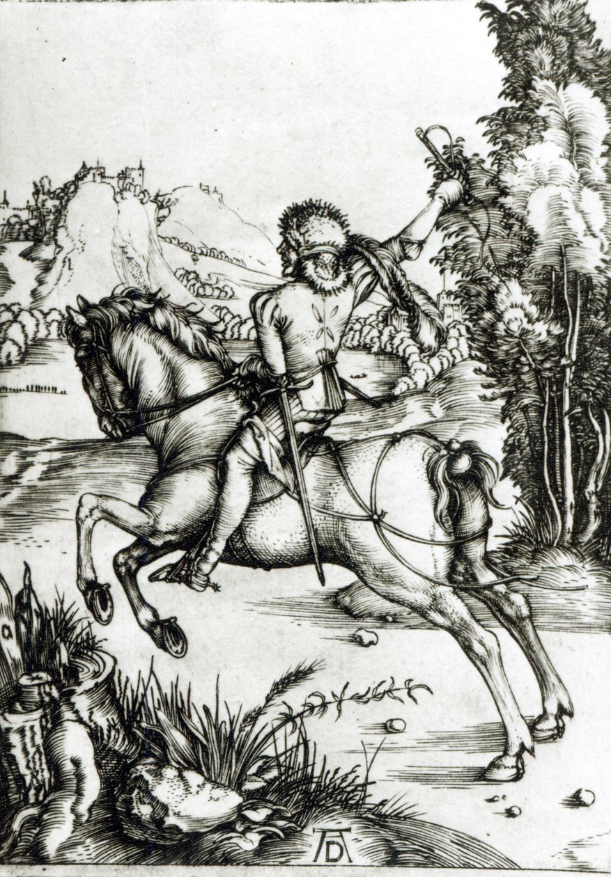 De kleine koerier, c.1496 door Albrecht Dürer