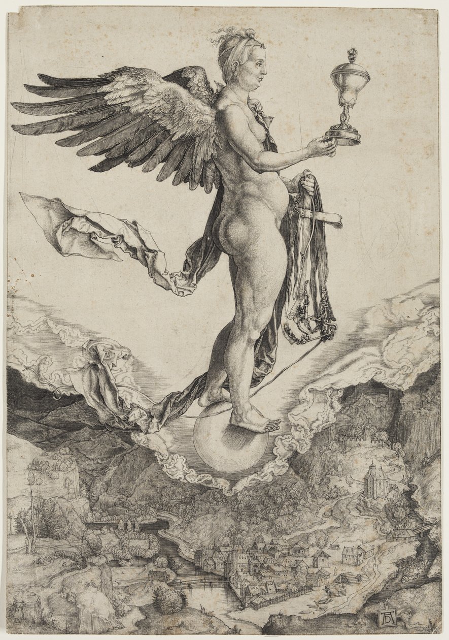 Nemesis door Albrecht Dürer