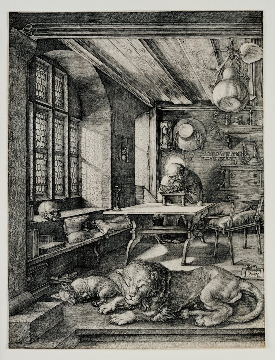 St. Hiëronymus in zijn Studie, 1514 door Albrecht Dürer