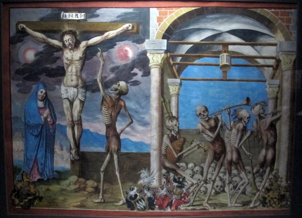 Kopie van de verloren Danse Macabre van M. Manuel van de Dominicaanse begraafplaats van Bern (1512-20) door Albrecht Kauw