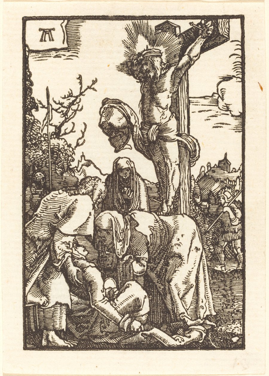 Christus aan het Kruis door Albrecht Altdorfer