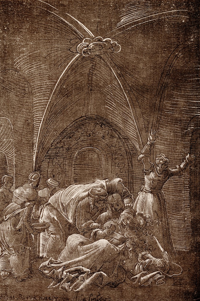 Dood van Lucretia door Albrecht Altdorfer