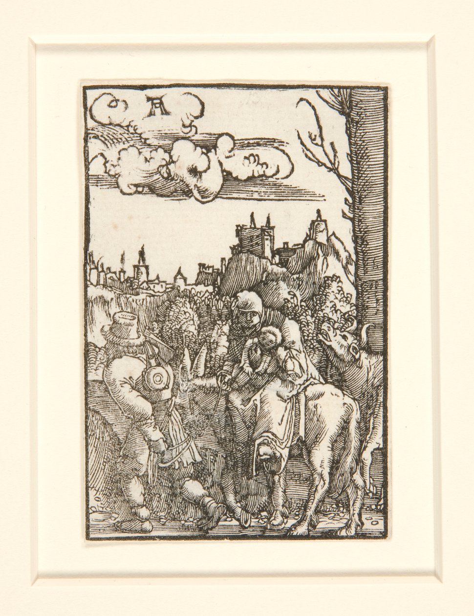 Vlucht naar Egypte, uit de Val en Verlossing van de Mens door Albrecht Altdorfer