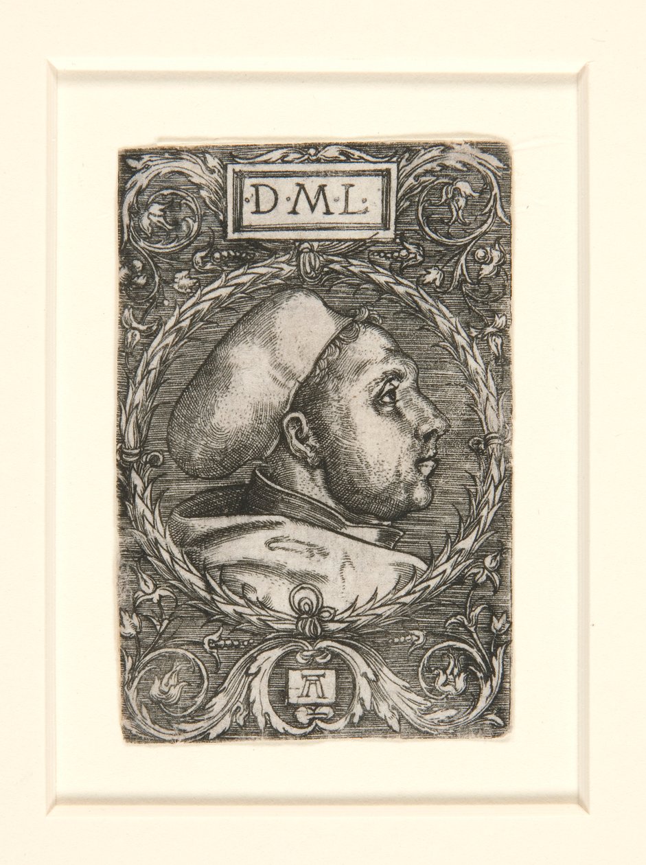 Maarten Luther met een Doctorale Hoed door Albrecht Altdorfer