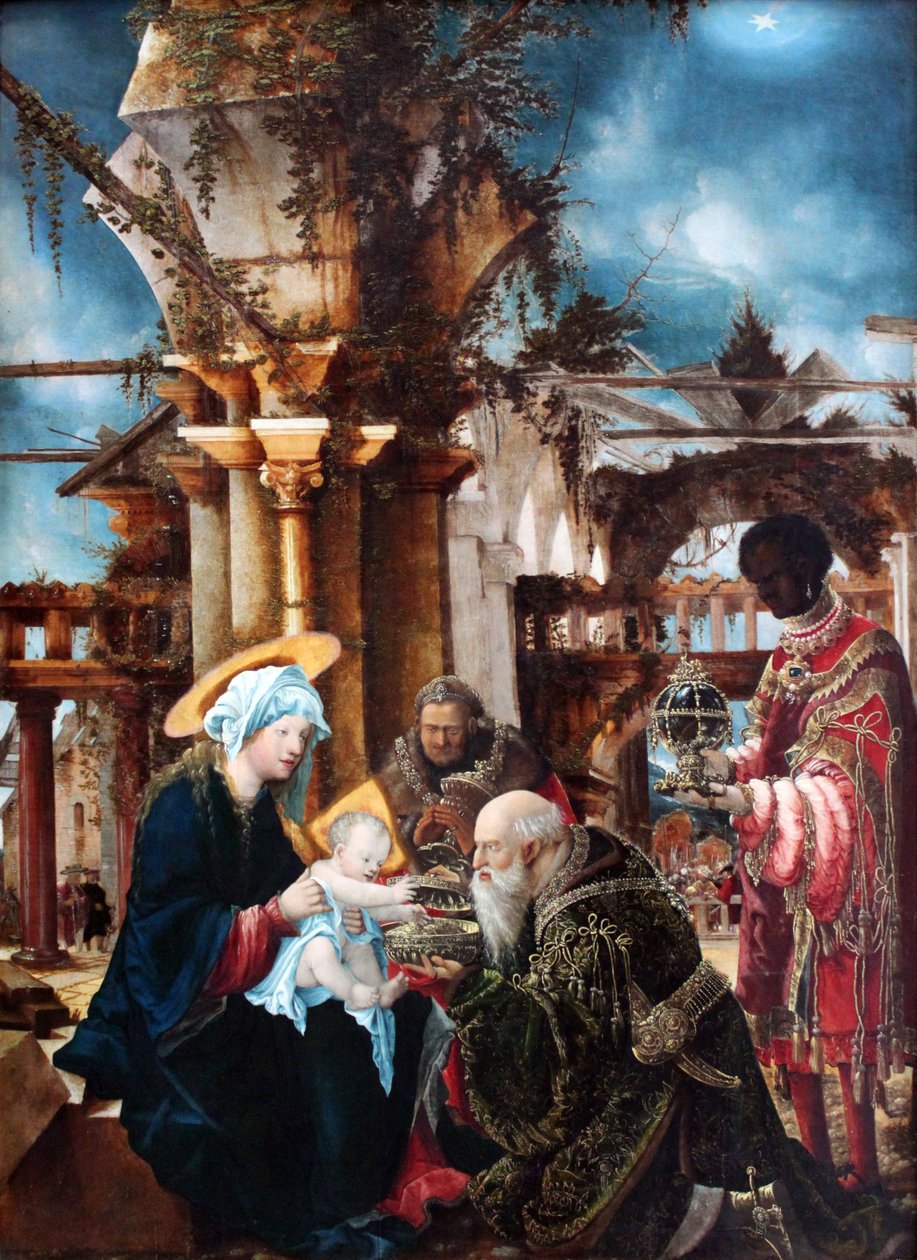 De aanbidding van de Wijzen door Albrecht Altdorfer
