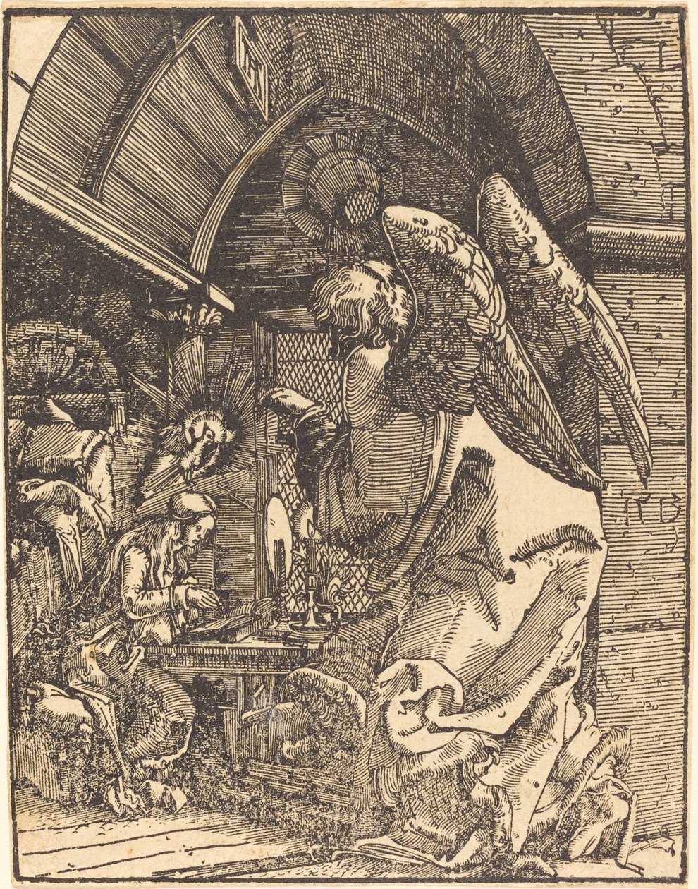 De annunciatie door Albrecht Altdorfer