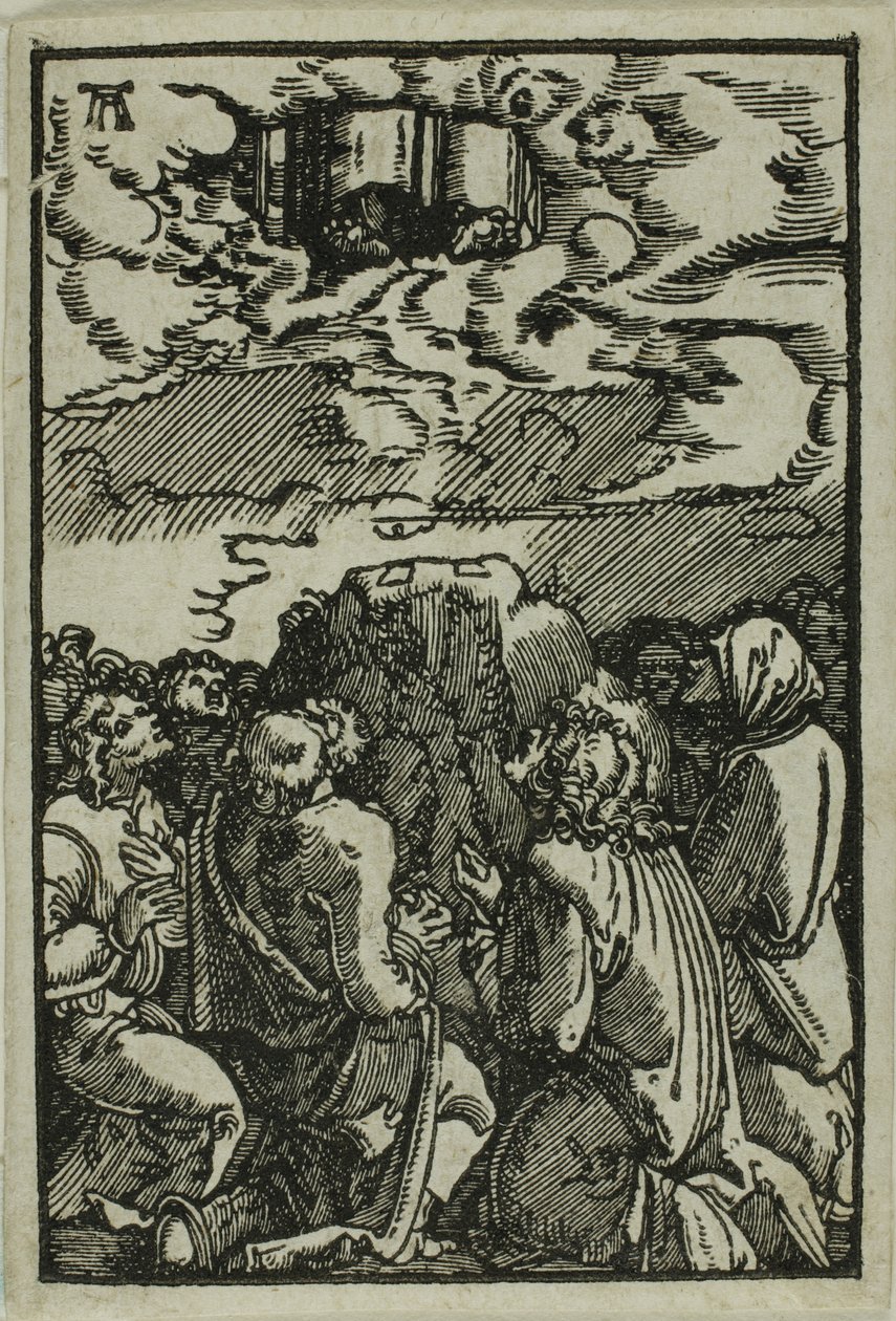 De Hemelvaart, uit De Val en Verlossing van de Mens door Albrecht Altdorfer