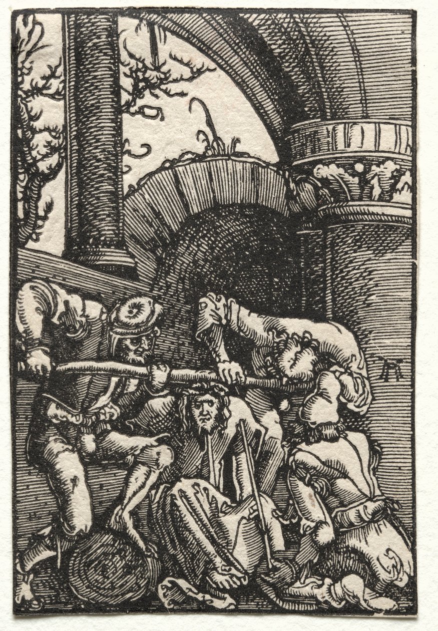De Val en Verlossing van de Mens: Christus Gekroond met Doornen, ca. 1515 door Albrecht Altdorfer