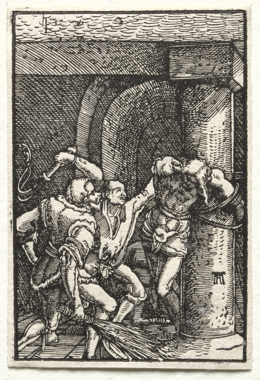 De Val en Verlossing van de Mens: Geseling van Christus, c. 1515 door Albrecht Altdorfer