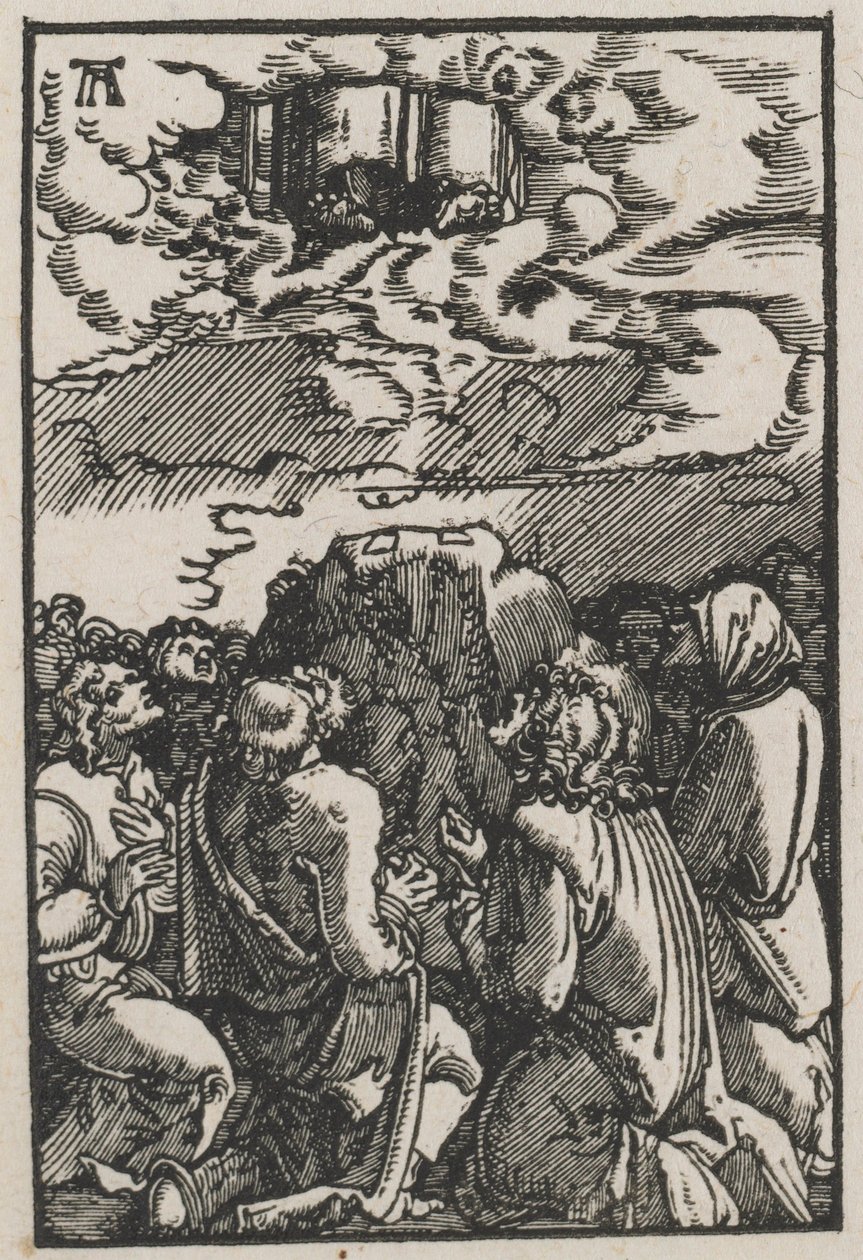 De Val en Verlossing van de Mens: De Hemelvaart, c. 1515 door Albrecht Altdorfer