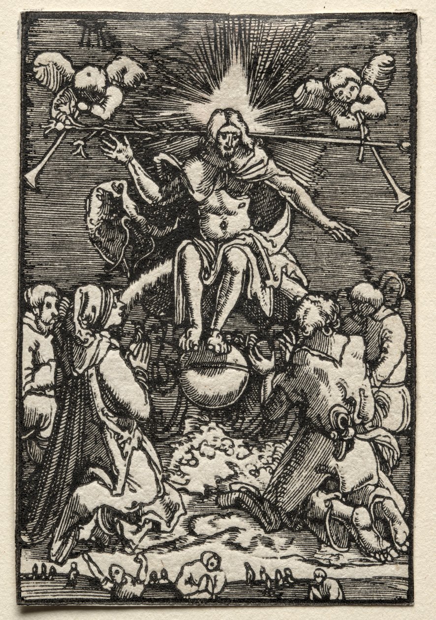 De Val en Verlossing van de Mens: Het Laatste Oordeel door Albrecht Altdorfer