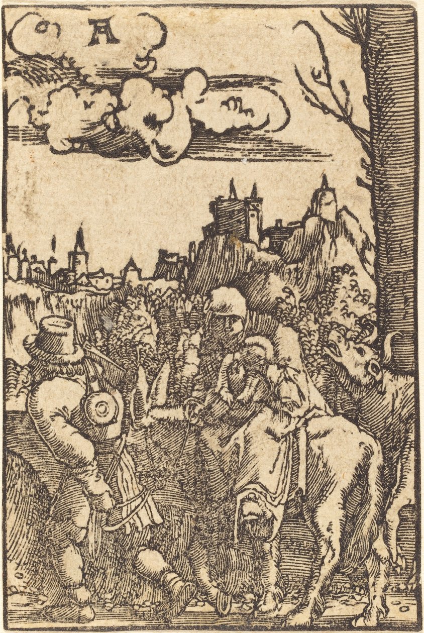 De vlucht naar Egypte door Albrecht Altdorfer