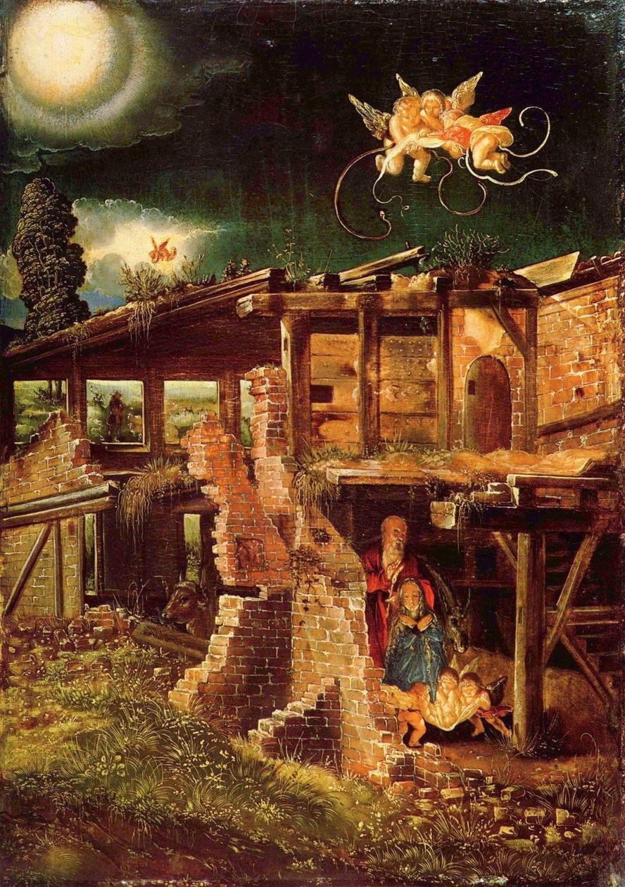 De Heilige Nacht De Geboorte van Christus, ca. 1513 door Albrecht Altdorfer