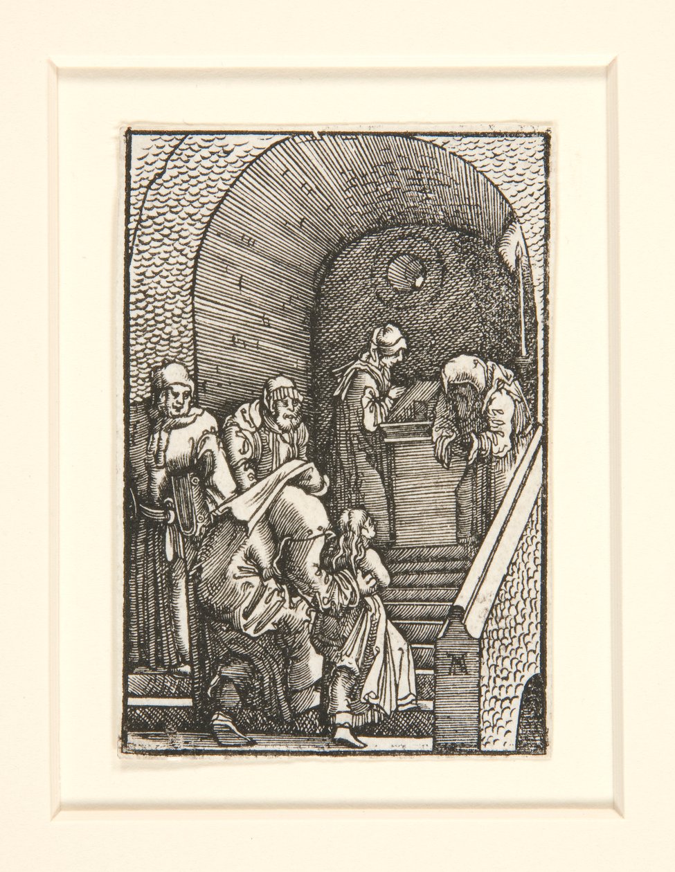 De Presentatie van de Maagd, uit de Val en Verlossing van de Mens door Albrecht Altdorfer