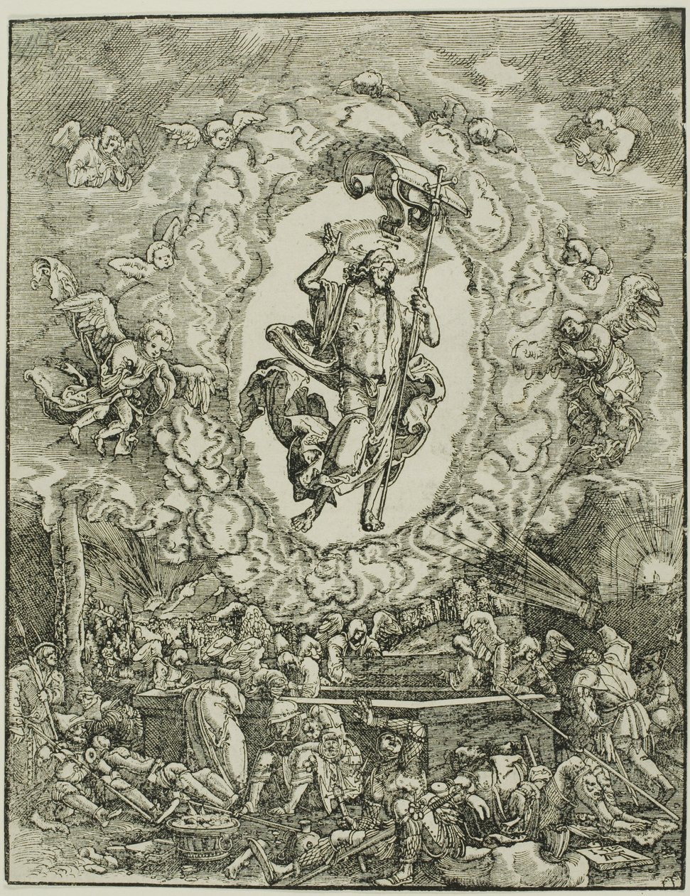 De Opstanding van Christus door Albrecht Altdorfer