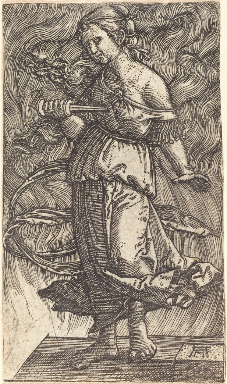 De Zelfmoord van Dido door Albrecht Altdorfer