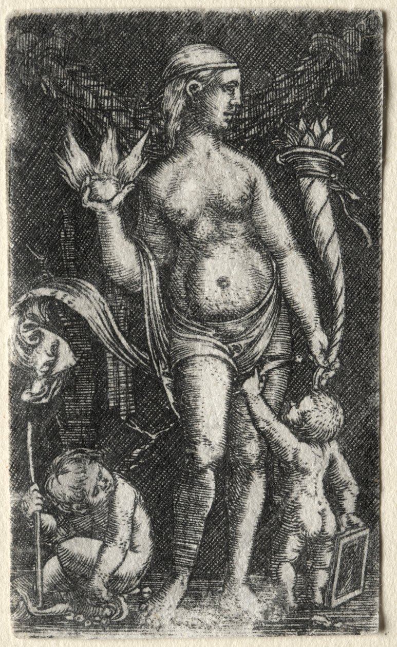 Venus tussen twee cupido