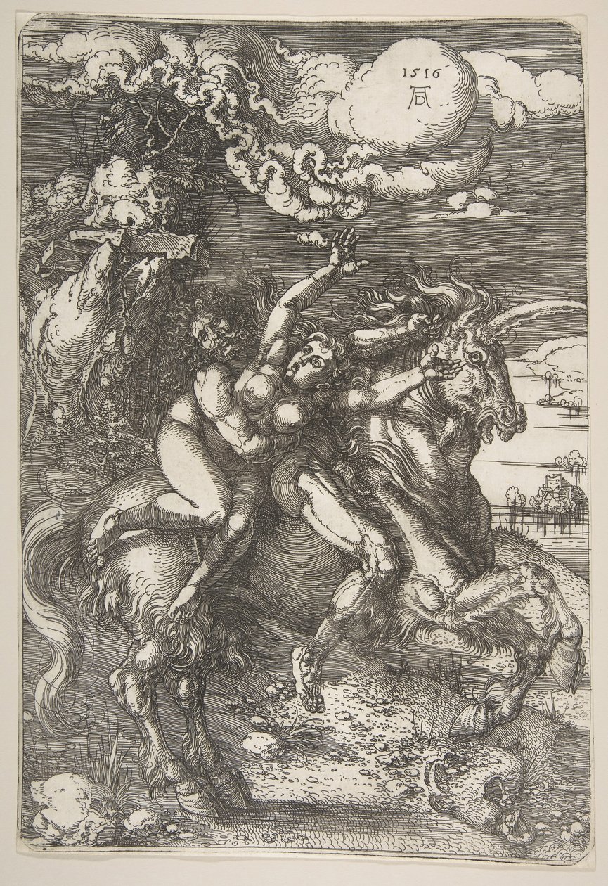 De ontvoering van Proserpina door Albrecht Dürer