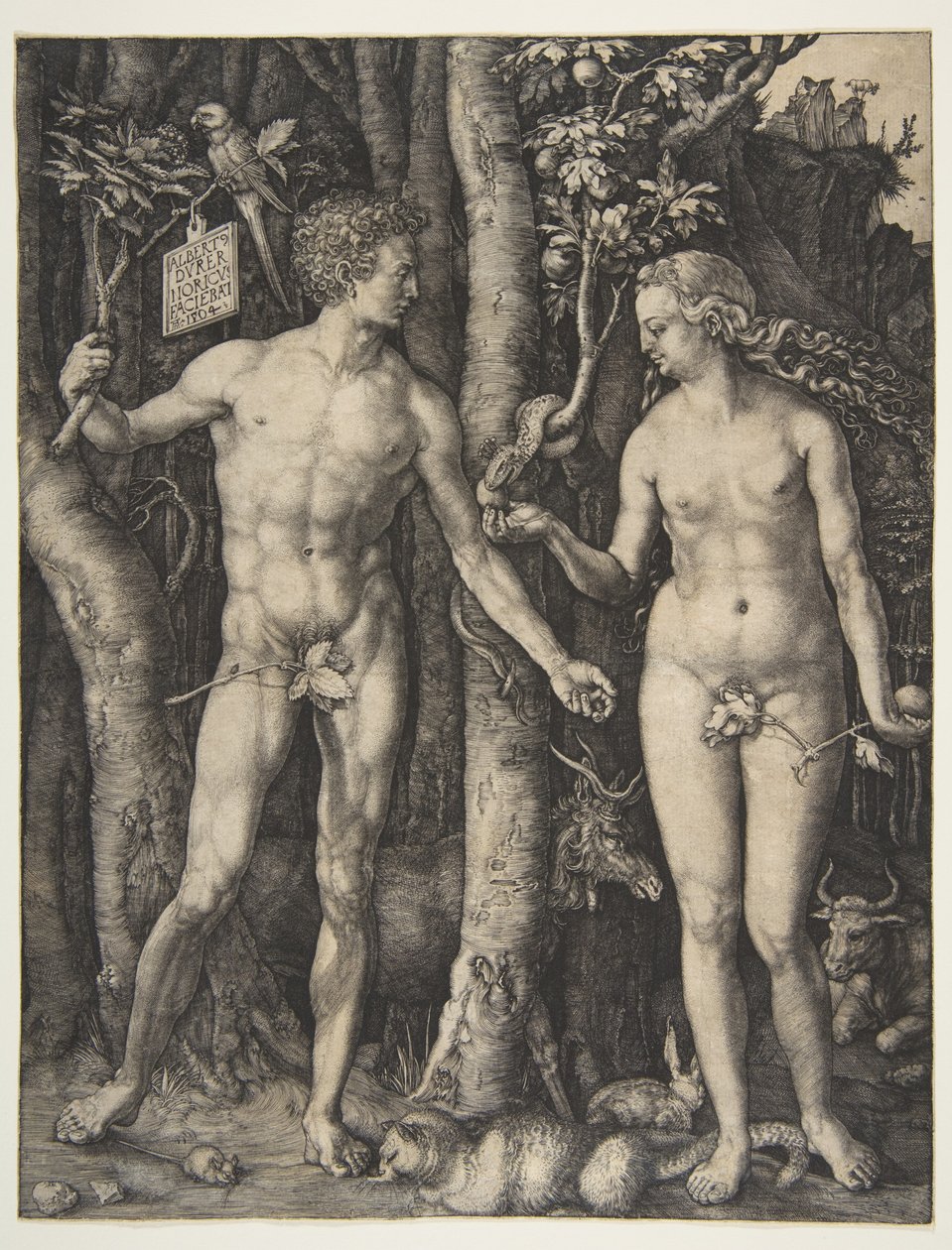 Adam en Eva door Albrecht Dürer